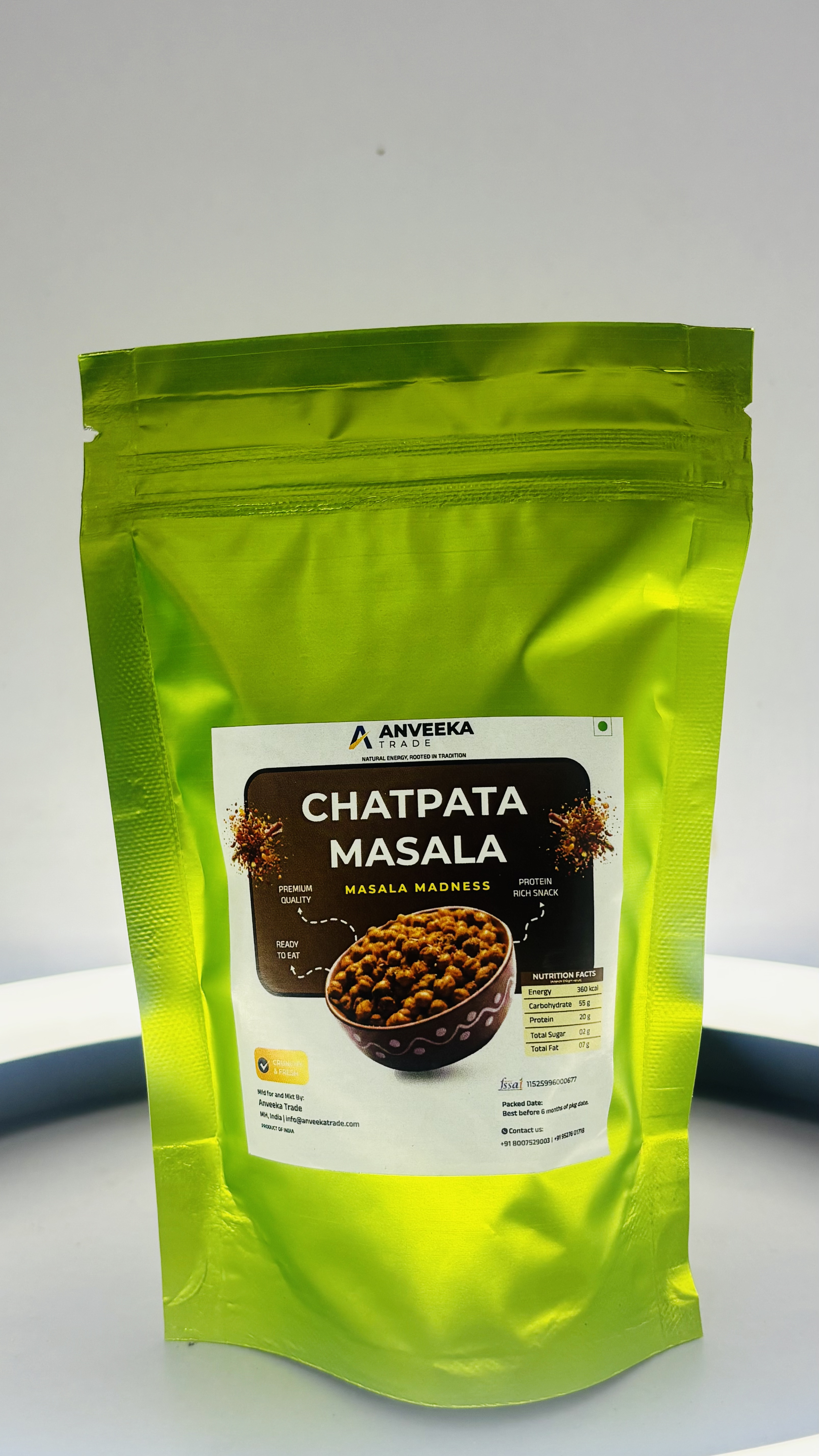 Chatpata Masala roasted gram — classic Indian, 100g